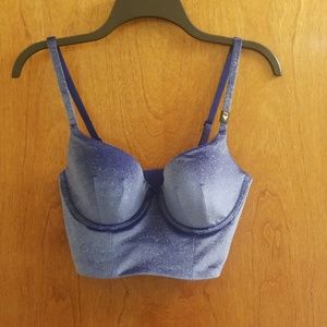 Body by Victoria Sparkly Blue Bra